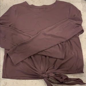 Lululemon Long-sleeve Tie Shirt